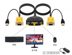 一個(gè)顯示器連接兩個(gè)主機(jī)如何切換，2臺(tái)主機(jī)一臺(tái)