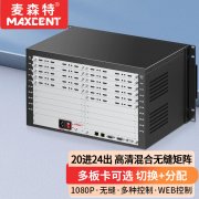 麥森特20進(jìn)24出無縫矩陣MHP-2024WF